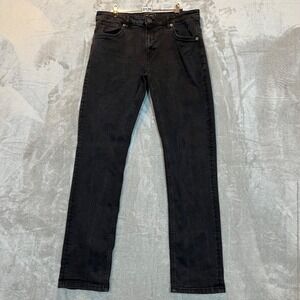 Primitive Skateboarding Jeans Mens‎ 33x34 Black Stretch Denim Straight Fit